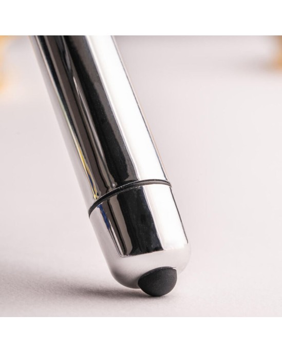 Rocks-Off RO-80 CHROME VIBRATING BULLET SILVER