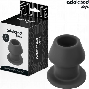 Addicted Toys EXTREME HOLLOW ANAL PLUG SILICONE SIZE M 8.7 CM