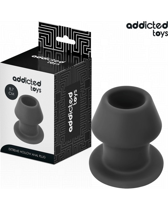 Addicted Toys EXTREME HOLLOW ANAL PLUG SILICONE SIZE M 8.7 CM