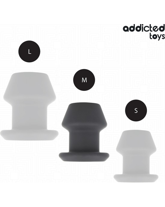 Addicted Toys EXTREME HOLLOW ANAL PLUG SILICONE SIZE M 8.7 CM