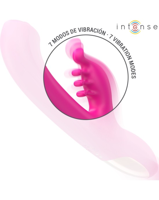 Intense Fun INTENSE - CHRISTINA MULTIFUNCTION RABBIT VIBRATOR 22.5 CM PINK