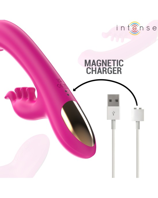 Intense Fun INTENSE - CHRISTINA MULTIFUNCTION RABBIT VIBRATOR 22.5 CM PINK