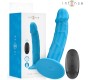 Intense Fun INTENSE - PHOEBE REALISTIC VIBRATOR 10 VIBRATIONS BLUE REMOTE CONTROL