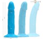 Intense Fun INTENSE - PHOEBE REALISTIC VIBRATOR 10 VIBRATIONS BLUE REMOTE CONTROL