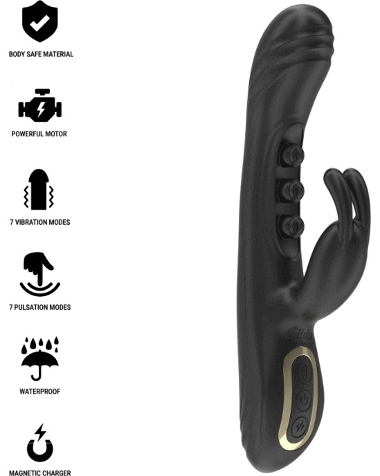 Ibiza Technology IBIZA - VIBRATING RABBIT WITH PULSATION