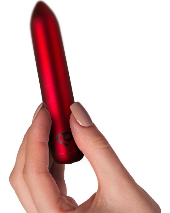 Rocks-Off RECHARGEABLE VIBRATING BULLET POPPY RED