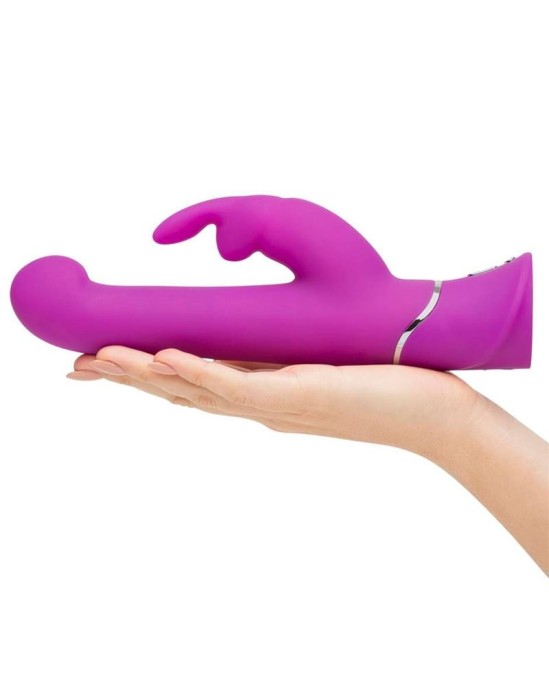 Happy Rabbit Vibe Rotator Beaded G-Spot Purple