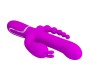 Prettylove Cammy 4 in 1 Vibe with Rotating Balls and Anal Chain