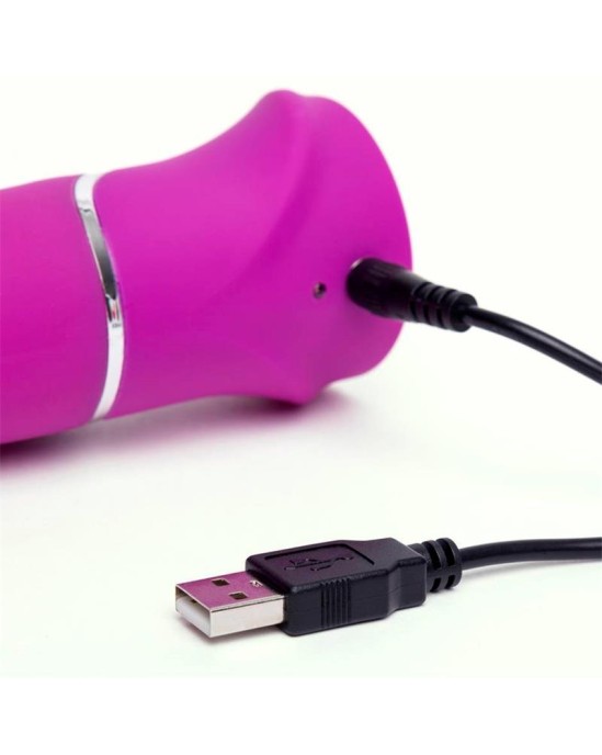 Happy Rabbit Vibe Rotator Beaded G-Spot Purple