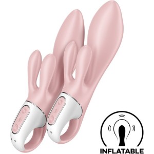 Satisfyer Vibrator SATISFYER - AIR PUMP BUNNY 3 INFLATABLE RABBIT VIBRATOR PINK