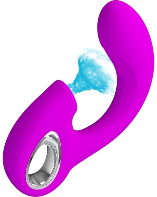 Pretty Love SIBEL SIBEL G-SPOT VIBRATOR + CLITORIS STIMULATOR 10 VIBRATIONS PURPLE