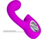 Pretty Love SIBEL SIBEL G-SPOT VIBRATOR + CLITORIS STIMULATOR 10 VIBRATIONS PURPLE