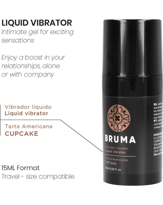 Bruma LIQUID VIBRATOR ULTRA SLIDING CUPCAKE 15 ML