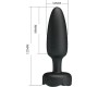 Pretty Love TARION ANAL PLUG WITH LED LIGHT BLACK 12.5 CM