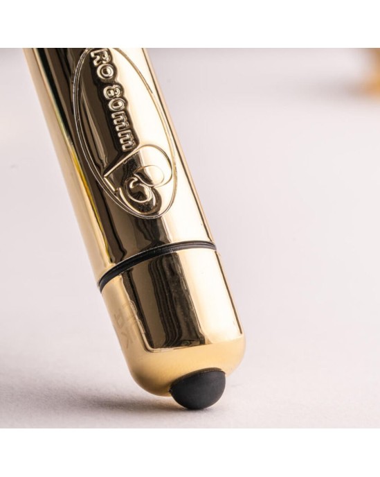 Rocks-Off ROCKS- OFF - RO-80 CHAMPAGNE GOLDEN VIBRATING BULLET
