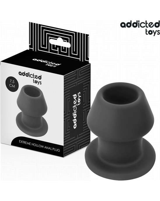 Addicted Toys EXTREME HOLLOW ANAL PLUG SILICONE SIZE S 7.5 CM