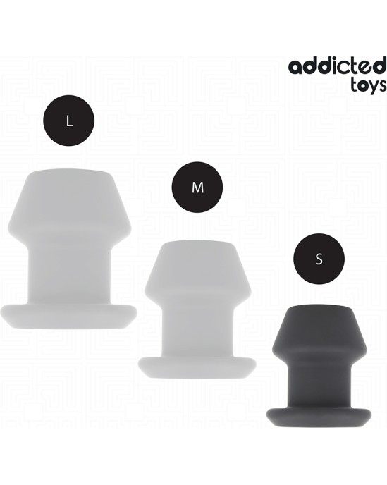 Addicted Toys EXTREME HOLLOW ANAL PLUG SILICONE SIZE S 7.5 CM