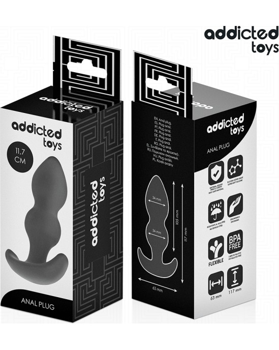 Addicted Toys ANAL PLUG SILICONE SIZE L 11.7 CM