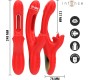 Intense Fun INTENSE - JESSICA MULTIFUNCTION VIBRATOR CLITORIS STIMULATION 24.8 CM RED
