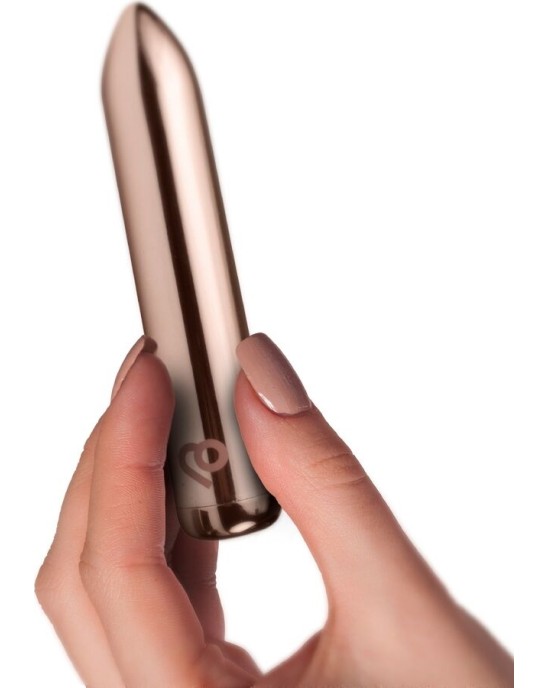 Rocks-Off RECHARGEABLE VIBRATING BULLET GOLDEN ROSE