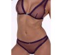 Passion Woman Sets PASSION - BELISSANA BRA + THONG SET VIOLET L/XL