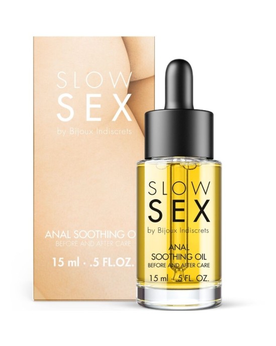 Bijoux Slow Sex BIJOUX INDISCRETS - SLOW SEX SOOTHING ANAL OIL 15 ML