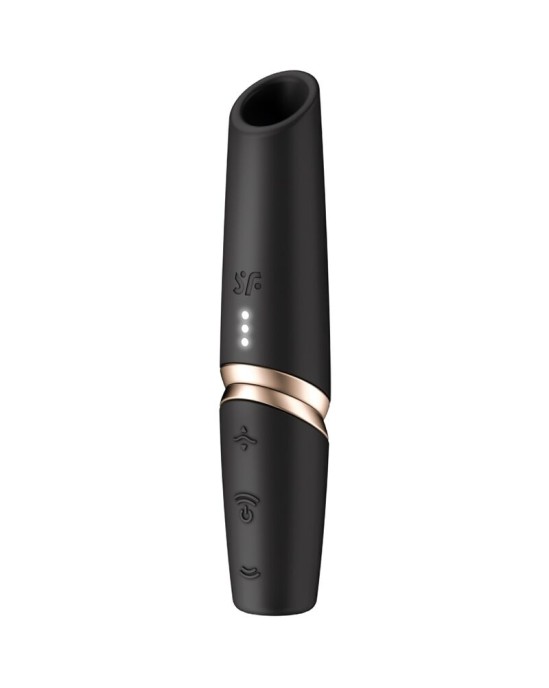 Satisfyer Air Pulse SATISFYER - PERFECT KISS WAVE CLITORIS STIMULATOR BLACK / GOLD