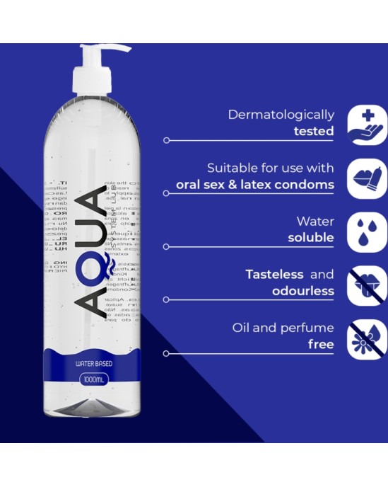 Aqua Quality ŪDENS BĀZES LUBRIKANTS 1000 ML