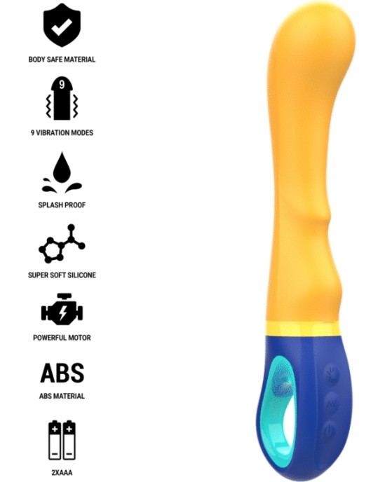 Intense Fun INTENSE - SHAGGY G-SPOT VIBRATOR YELLOW