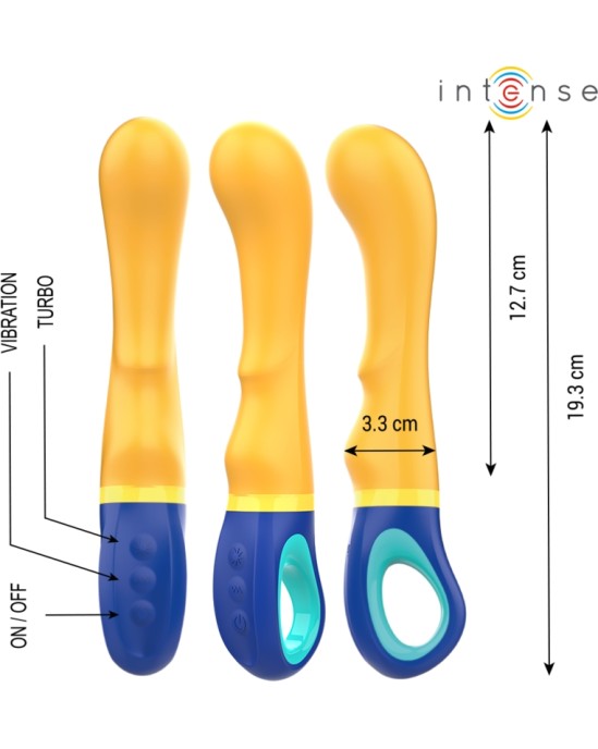 Intense Fun INTENSE - SHAGGY G-SPOT VIBRATOR YELLOW