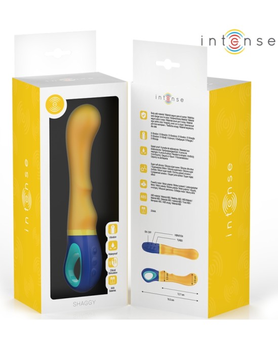 Intense Fun INTENSE - SHAGGY G-SPOT VIBRATOR YELLOW
