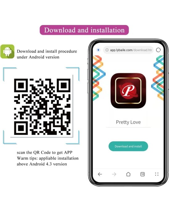 Pretty Love FRANZ MASSAGER AND VIBRATOR FREE APP PURPLE