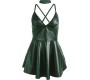 Subblime Dresses SUBBLIME - 955434 DRESS WITH GREEN LEATHER STRAPS S/M