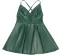 Subblime Dresses SUBBLIME - 955434 DRESS WITH GREEN LEATHER STRAPS S/M