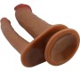 Pretty Love HULBERT DOUBLE REALISTIC DILDO WITH VIBRATION MULATO