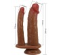 Pretty Love HULBERT DOUBLE REALISTIC DILDO WITH VIBRATION MULATO