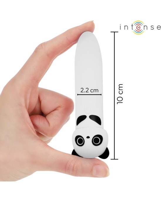 Intense Fun INTENSE - POH PANDA VIBRATING BULLET USB RECHARGEABLE 10 X 2.2 CM