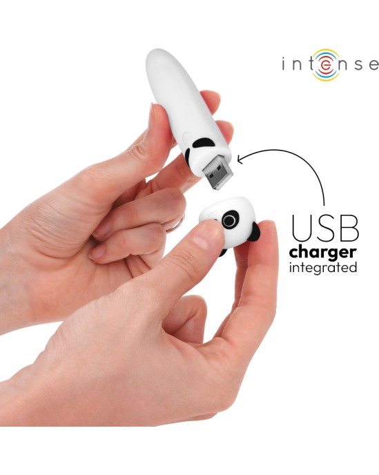 Intense Fun INTENSE - POH PANDA VIBRATING BULLET USB RECHARGEABLE 10 X 2.2 CM