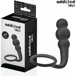 Addicted Toys ANAL PLUG WITH RING SILICONE MODEL 1