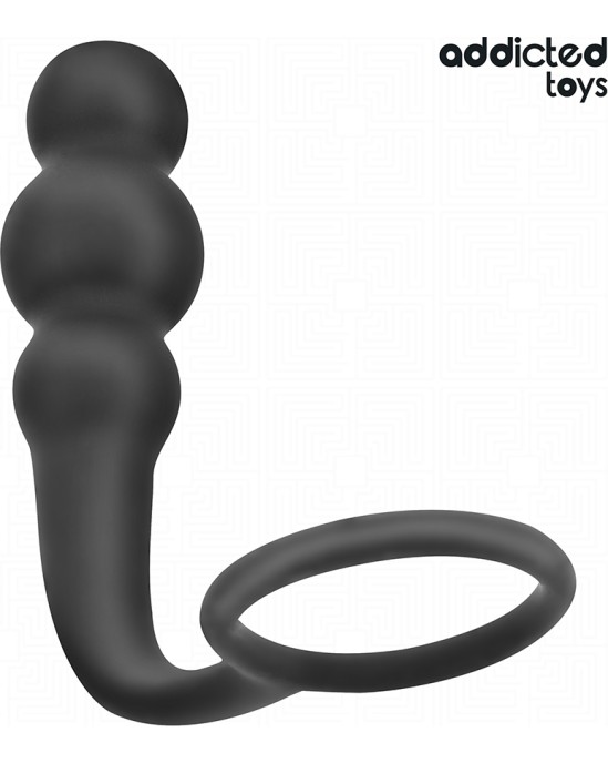 Addicted Toys ANAL PLUG WITH RING SILICONE MODEL 1