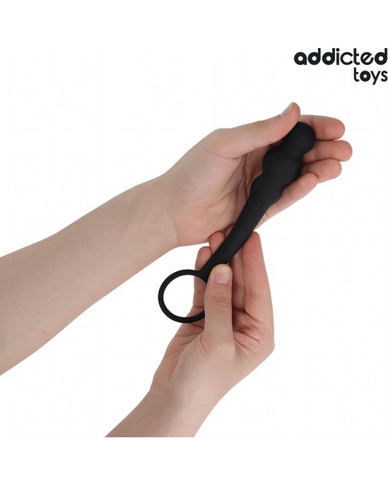 Addicted Toys ANAL PLUG WITH RING SILICONE MODEL 1