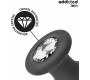 Addicted Toys ANAL PLUG WITH JEWEL SILICONE SIZE S 8.8 CM