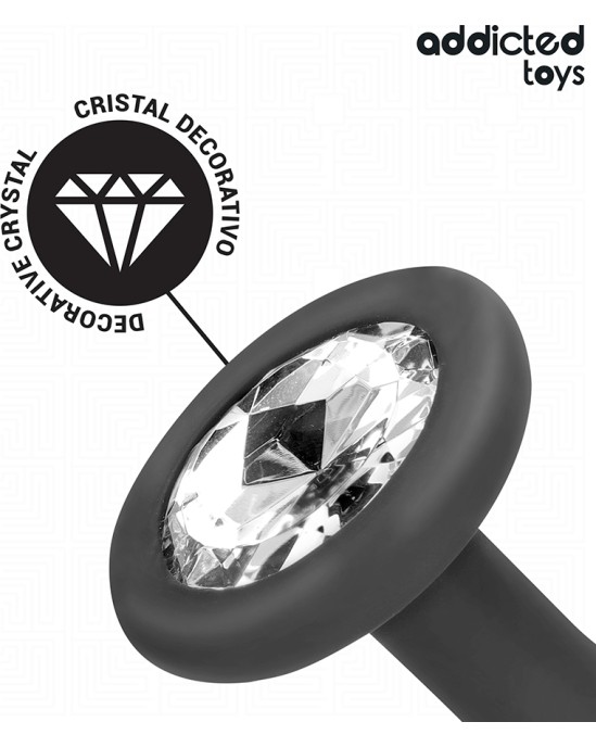 Addicted Toys SET OF 3 ANAL PLUG SILICONE WITH JEWEL