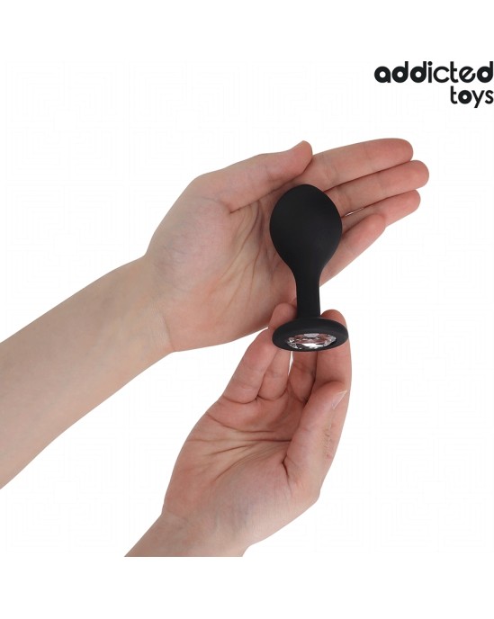 Addicted Toys SET OF 3 ANAL PLUG SILICONE WITH JEWEL