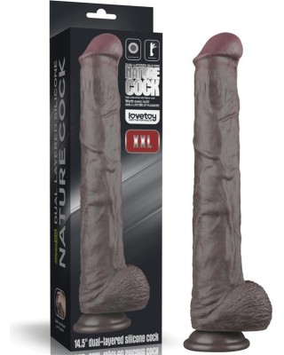 Lovetoy Dual Layered Bendable Dildo XXL 14,5