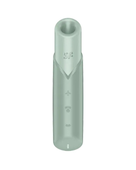 Satisfyer Air Pulse SATISFYER - NAUGHTY KISS WAVE CLITORIS STIMULATOR AQUAMARINE