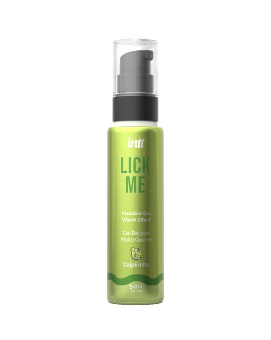 Intt Lubricants INTT - LICK ME CAIPIRINHA EDIBLE GEL SILTUMA EFEKTS