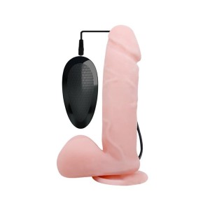 Baile Oliver Vibrating Realistic Dildo with Rotation and Remote Control