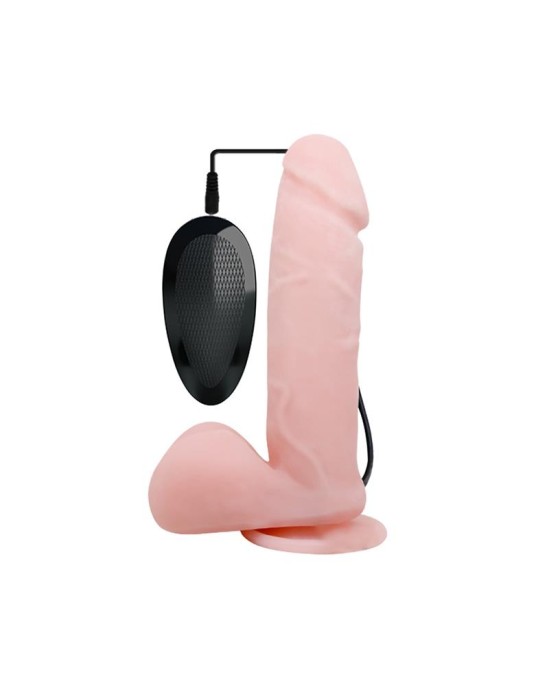 Baile Oliver Vibrating Realistic Dildo with Rotation and Remote Control