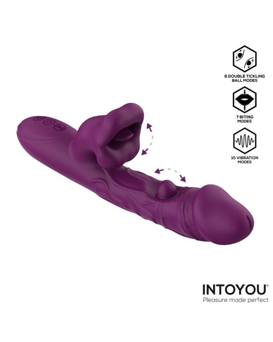Intoyou Bella Vibe with Double Tickling Ball and Biting 3 Motors